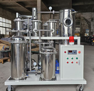 600LPH Stainless Steel Vacuum Lubricating Oil Purification Machine 
