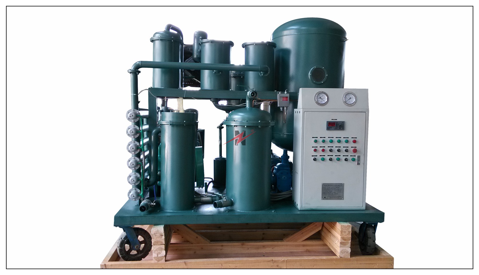 TYA-M Enclosed Mobile Type Vacuum Lube Oil Purification Plant 
