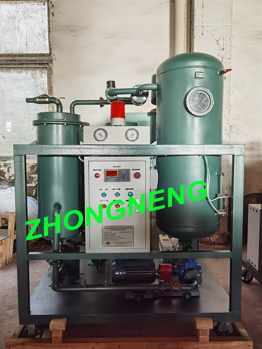 TY-30 Vacuum Turbine Oil Purifier Machine Does A Good Job on Customer Site