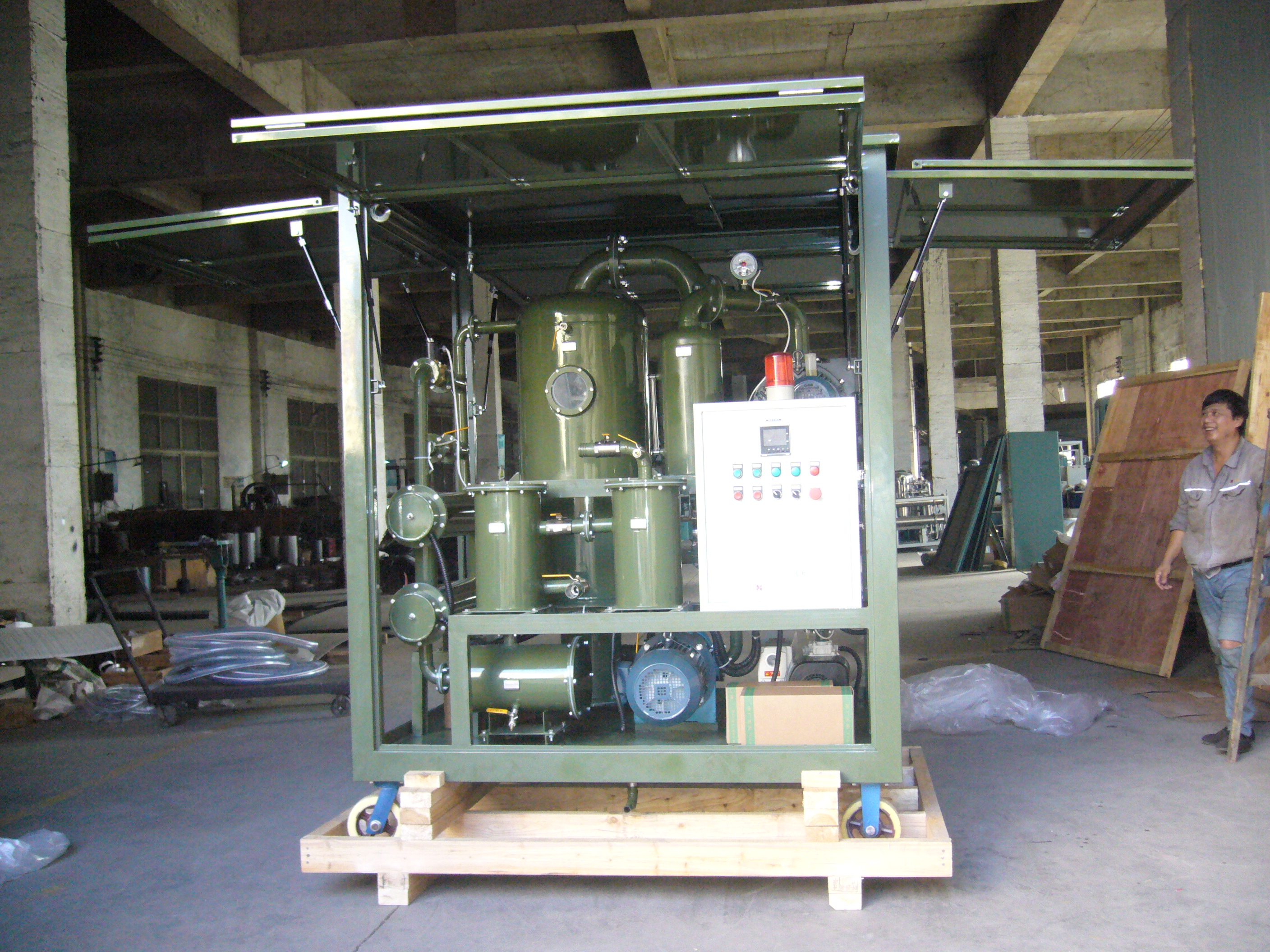 Full Enclosed Transformer Oil Purifier Machine 6000LPH