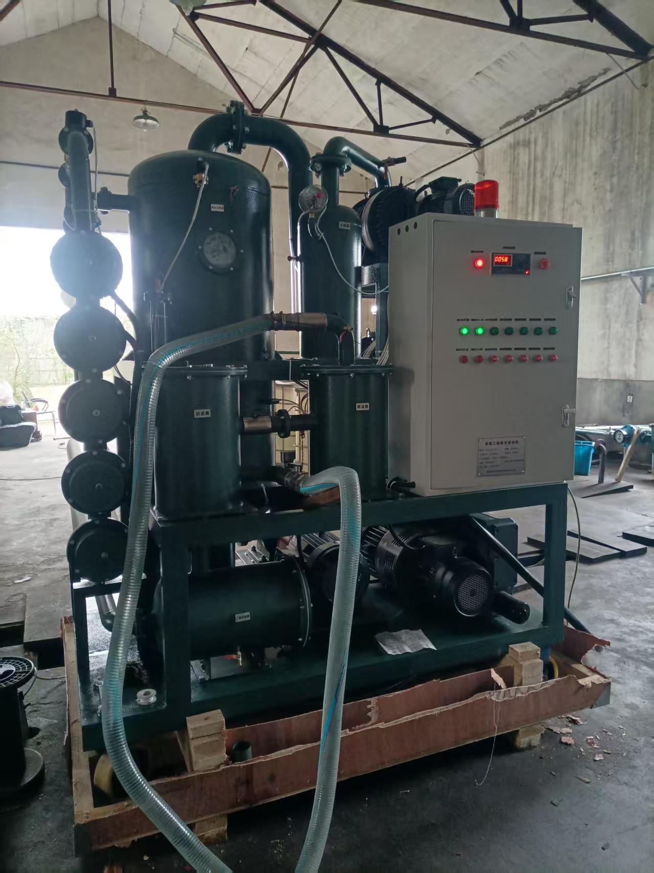 Three Stage Vacuum Transformer Oil Purifier Machine Working Onsite
